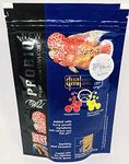 Foodie Puppies Wild Probio Flowerhorn Staple Diet Dual Color Enhancer Fish Food with Added Garlic, Spirulina Probiotic and Bacteria (Small Pellet)