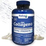 Naka Platinum Pro MARINE Collagen Super BONUS Size 180 Veggie Caps (150+30 FREE) Extra Strength Bioactive Marine Peptides.