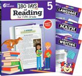 180 Days of Practice Grade 5 Bundle: Math / Writing / Language / Reading