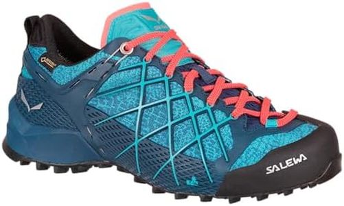 Salewa Wildfire Gore-Tex Damen Zustiegsschuhe, Blau, 7.5