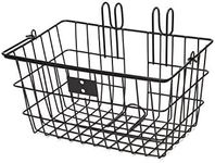 Retrospec Detachable Steel Apollo-Lite Lift-Off Front Bike Basket with Handles, Black