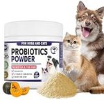 Pre Probiotics For Dogs Powder, 6BIL CFUs, 12 Strains Good Bacteria, Pro Fibre & Digestive Enzymes Powder | Probiotic Dog & Probiotics For Cats | Prebiotics & Pro fibre for dogs and cats