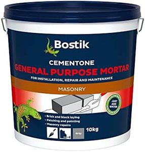 Bostik Cementone General Purpose Mortar, Pre-Mixed, Easy to Use, for Interior & Exterior Repairs & Maintenance, 10kg