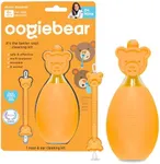 oogiebear: BearPair Baby Nose Cleaner & Ear Wax Removal Tool with Nasal Aspirator - Safe Booger & Earwax Removal for Newborns, Infants, Toddlers - Essential Baby Stuff, Diaper Bag Must-Have - Orange