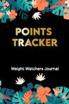 points tracker food journal : great for tracking for points weights loss, journal for women and men point finder