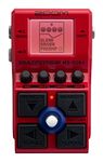 Zoom MS-60B+ bass multi-effect pedal, simulation of famous amplifiers and sound-defining preamps, plus 75 effects such as overdrive, octaver, filter, modulation, synths, distortion and more, red