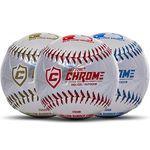 Franklin Sports - Soft Strike® - Hollow Core Chrome Teeball - MLB - Youth Tball - Baseball + Softball - Indoor & Outdoor Use