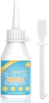 60ml Fabric Glue, Permanent Clear Washable Clothing Adhesive for All Fabrics, Ideal for Cotton, Flannel, Denim, Leather, Polyester, Rhinestones, Patches, and Doll Repair