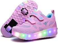 Nsasy Roller Shoes USB Charge Girls