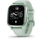 Garmin Venu Sq 2, AMOLED GPS Smartwatch, All-day Health Monitoring and Fitness Features, Music Storage, Sports Apps and More, Square Design Smartwatch with up to 11 days battery life, Cool Mint