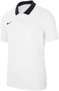 Nike CW6933 M NK DF PARK20 Polo SS Polo Shirt Mens White/Black/Black M