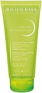 Bioderma - Sèbium - Gel Moussant Actif - Foaming Active Gel Cleanser for Oily, Acne-Prone Skin, with Salicylic Acid and Glycolic Acid, 200ml