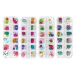 Gartful 4 Boxes Dried Flowers for Resin, 48 Styles Natural 3D Applique Flowers DIY Craft Supplies, Resin Epoxy Casting Fillers for Silicone Molds, Nail Arts, Handmade Projects, Decoration Accessories