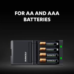 Duracell Hi-Speed Battery Charger – Rapid AA/AAA Charging
