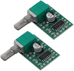 Heevhas 2PCS Mini PAM8403 amplificador DC 5V 3W+3W Audio digital placa amplificadora con potenciómetro Módulo de placa de amplificador de potencia amplificador de audio estéreo