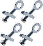 4pcs 10mm Chain Tensioner Adjuster with Anti-loosing Nuts Steel Silver for Mini Moto Race Bikes Dirt bikes Quads