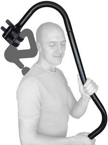 Ninefold Design BackBadger Percussive Massage Gun Holder for Back, Compatible with Most Massage Guns, for Hard to Reach Areas - Black