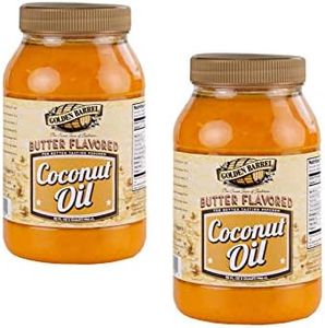 Golden Barrel Butter Flavored Coconut Oil (32 oz.) 2 Pack