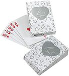 Fun Express - Love Playing Cards for Wedding - Toys - Games - Card Games - Wedding - 12 Decks