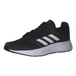 adidas Women's Galaxy 5 Running Shoe, Black White, 4 UK