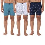 Urban Scottish Men's Cotton Boxers (Pack of 3) (USBX2105-M_Multi3_M)