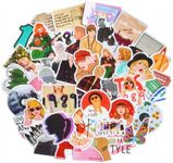 W.Sealet 50pcs TS Stickers, Country