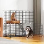 YITAHOME Indoor Cat Cage 2 Tier Kit