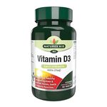 Natures Aid Vitamin D 10ug - Pack of 90 Tablets