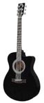 YAMAHA Wood Fs100C Acoustic Guitar, Black