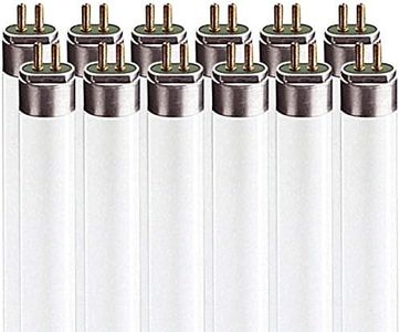 LUXRITE LR20775 (12-Pack) F54T5/835/HO 54-Watt 4 FT T5 High Output Fluorescent Tube Light Bulb, Natural 3500K, 4200 Lumens, G5 Mini Bi-Pin Base