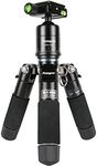 Camera Tripod,Fotopro1.74 lbs Professional Tripod Portable Compact Desktop Mini Tripod with 360° Ball Head, Bag and Multifunctional Equipment for Photography