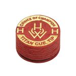 CRICAL How Titan Tips S M H 14mm Tips Pool Cue Tip/Snooker Cue Tip/Glue on Billiard Accessories