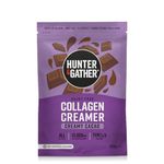 Hunter & Gather Collagen Creamer for Coffee I Creamy Cacao I 300g I Grass Fed Type 1 & Type 3 Bovine Collagen Peptides I Dairy Free I 13,000mg per Serve I Support Hair, Skin, Nails, Muscles