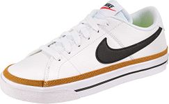 Nike Women's White/Black-Desert Ochre-Team Tennis Shoes - 6.5 UK (9 US)