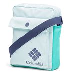 Columbia Unisex-Adult Zigzag Side Bag, ICY Morn/Electric Turquoise, One Size