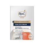 RoC Derm Correxion Dual Eye Cream with Advanced Retinol + Peptides for Puffy Eyes and Dark Circles 2 x 10mL