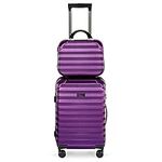 Feybaul Luggage Set Suitcase PC+ABS with TSA Lock Hardshell Carry On Luggage with Spinner Wheels