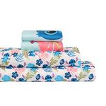 EXPRESSIONS by Disney Lilo & Stitch 4 Piece Full Sheet Set, Includes Flat Sheet, Fitted Sheet and 2 Pillowcases (Official Disney Product)