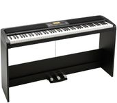 Korg - XE20SP 88 Key Digital Ensemble Piano with Automatic Accompaniment including Stand - Black