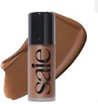 Saie Dew Bronze - Soft-Focus Liquid Bronzer + Liquid Contour - Enriched with Plant-Derived Glycerin to Effortlessly Blend + Deeply Nourish Skin - Spritz (0.4 oz)