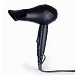 IONOS Travel Hairdryer with Status Styling Technology - 1000W, 2 Speeds, Dual Voltage, Folding & Lightweight (IONTHD1PB10)