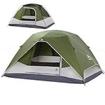 4 Person Dome Camping Tent with Rai