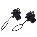 EBTOOLS For Blow Up Kayak Valve - 2Pcs Abs Air Valves, Replacement Screw Air Valve Replacement For Inflatable Rubber Dinghy Raft Pool Boat