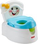 Fisher-Price Potty Training Seat with Lights Sounds and Phrases, Toddler Toilet with Removable Seat, Learn-to-Flush Potty