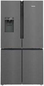 Siemens KF96DPXEA iQ700 Kühl-Gefrier-Kombination, 183 x 90,5 cm, 574 L Kühlen & 199 L Gefrieren, noFrost, hyperFresh 0 Grad, LED-Licht, Beleuchtete Glasrückwand mit multiAirflow