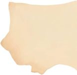 European Leather Works Vegetable Tanned 8-9 oz (3.2-3.6mm) | Size 4-6 SQ FT | Full Grain Import Cowhide Leather Single Shoulder - Perfect for Tooling, Molding, Engraving, Dyeing, & Stamping