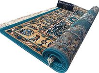 Sifa Carpet, Heavy thikness Quality Carpet for Living Room and Drawing Room Size 8x10 feet Blue Color Carpet