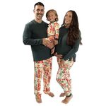 Burt's Bees Baby Baby Girls' Family Jammies Matching Holiday Organic Cotton Pajamas, All Wrapped Up, Medium