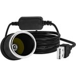 BENACES USB to Car Cigarette Lighter Socket, USB Male 5V to 12V Car Electronic Cigarette Lighter Female Adapter Conversion Cable Cord for Car Recorder, GPS and Other Automotive Electronic Devices