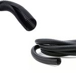 Kable Kontrol Nylon Split Wire Loom Tubing 1-1/4” Inch 250 Ft Long – High Temperature Black Wire Conduit Cover for Cords - Corrugated Tubing and Protector for Automotive Wires